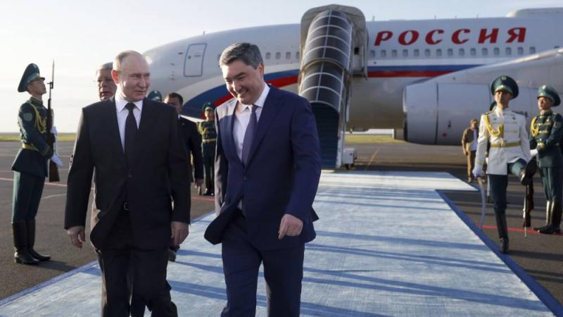بوتين في كازاخستان لحضور قمة «شنغهاي للتعاون»
