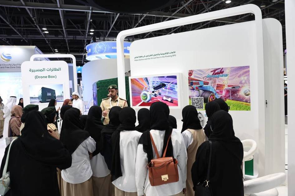 GITEX visitors interact with Dubai Police technologies and innovations