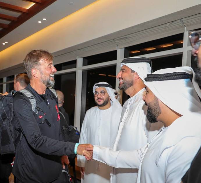 Les stars de Liverpool et de Lyon arrivent à Dubaï