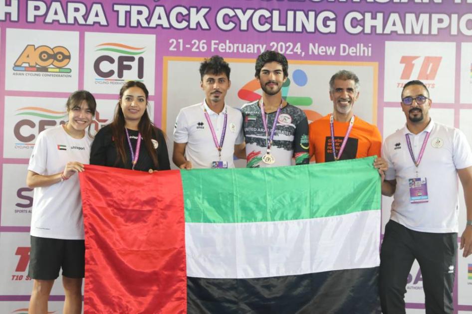 Emirates Cyclist Al Mutaiwi Wins Silver Medal at Asian Track Championship, Makes History for UAE Cycling