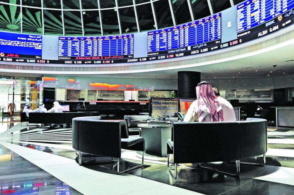 Decline in Gulf stocks, excluding Bahrain, along with technical issue at Muscat Stock Exchange