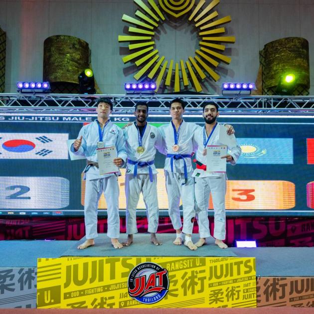 15 medals for the Jiu-Jitsu team at the Grand Prix in Thailand