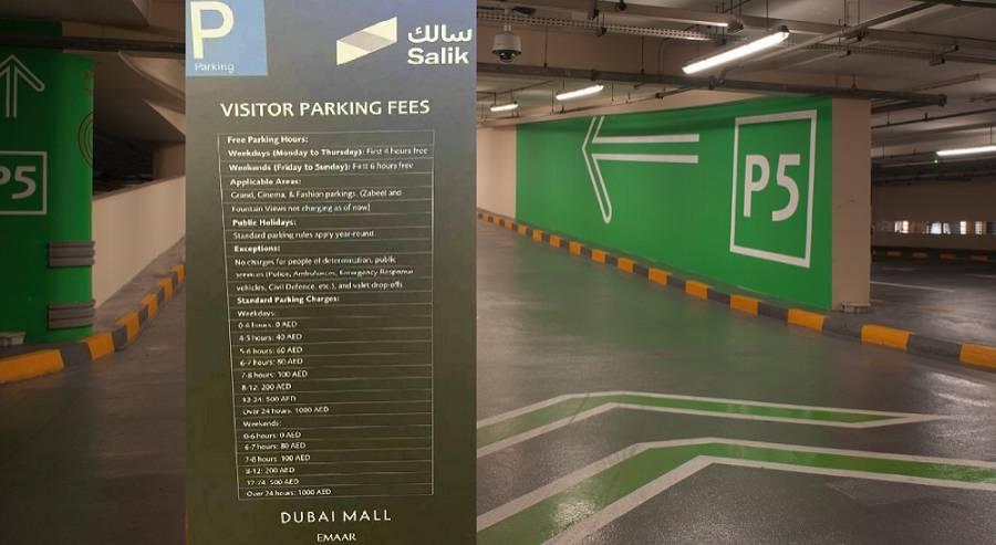Starting July 1, Salik will be collecting Dubai Mall parking fees.