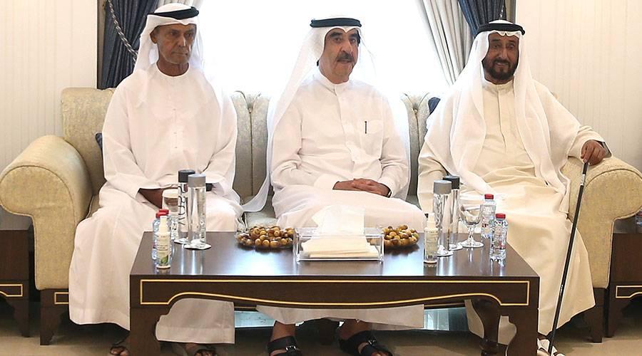 Al-Mualla, Sultan bin Ahmed, and the sheikhs supply their condolences on the dying of Sultan bin Saqr |  Al Khaleej Newspaper