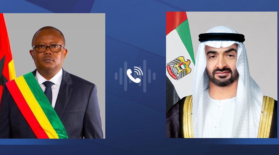 Mohammed bin Zayed and the President of Guinea-Bissau discuss increasing cooperation relations between the two countries Al Khaleej Newspaper