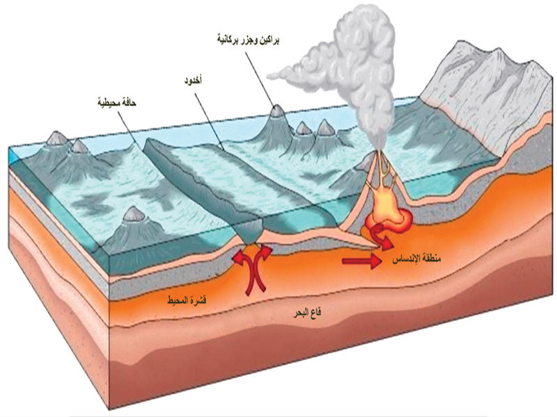 صفائح الأرض هي قطع من